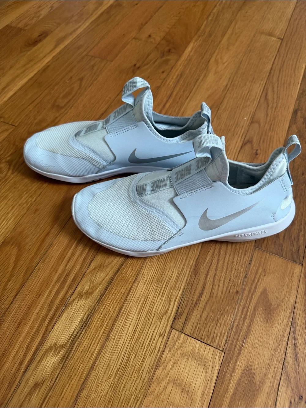 Nike Kids Slip-On Athletic Shoes — pale blue